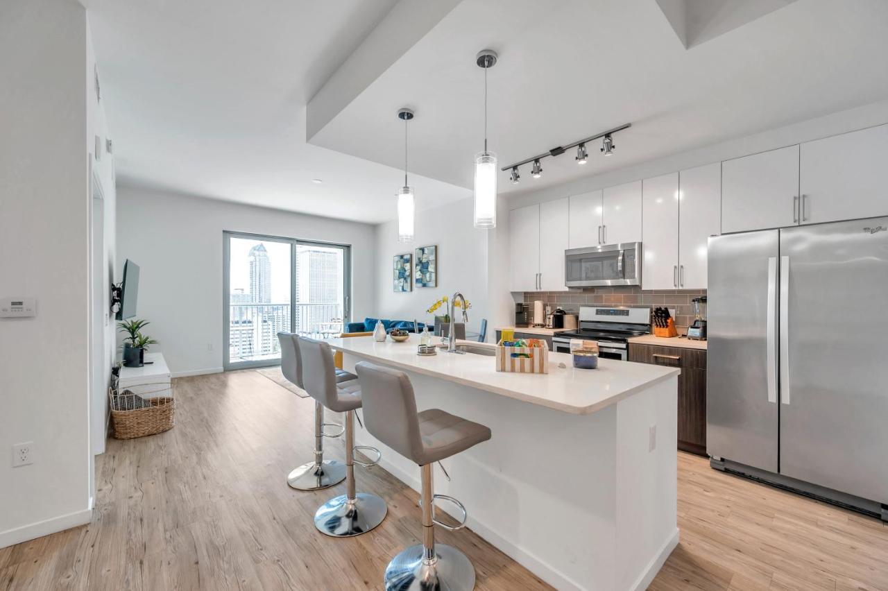 Luxury 1 Bedroom With Den Downtown Tampa Apt - City Views, Rooftop Pool, Workspace 外观 照片