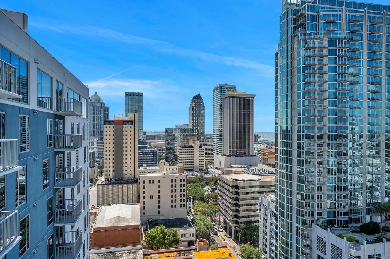 Luxury 1 Bedroom With Den Downtown Tampa Apt - City Views, Rooftop Pool, Workspace 外观 照片