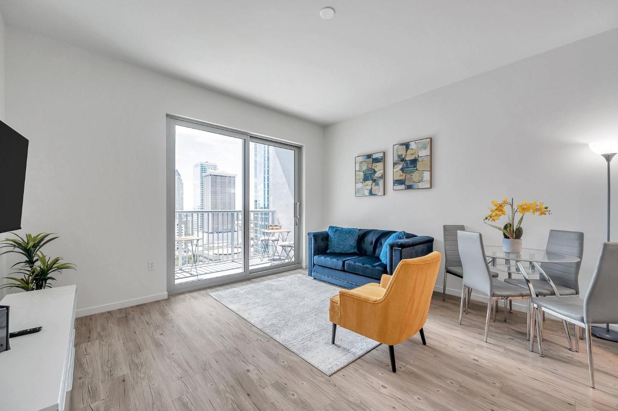 Luxury 1 Bedroom With Den Downtown Tampa Apt - City Views, Rooftop Pool, Workspace 外观 照片